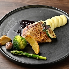 白身魚のロースト 季節野菜添え