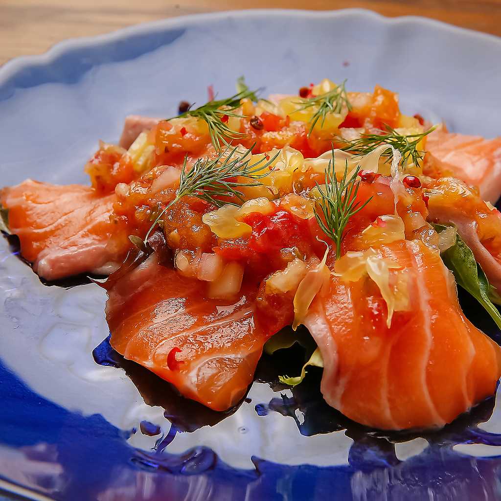 サーモンのカルパッチョ -Salmon carpaccio-