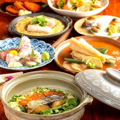 イカ活き造りと九州尽くし 個室居酒屋 雑魚屋 熊本下通店のコース写真