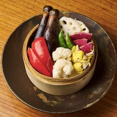 旬野菜のせいろ蒸し