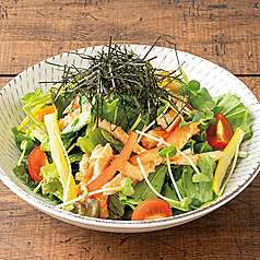 鶏明太のりのりサラダ