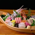 料理メニュー写真&nbsp;名物直送魚 七種舟盛り