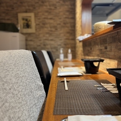 カウンター席は食を楽しむ特等席です！