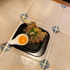 すき焼きの串揚げ (一本)
