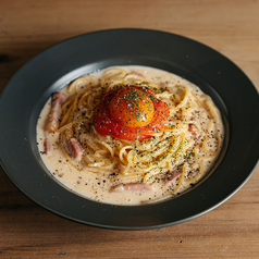 明太子クリームカルボナーラ