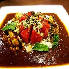 まるごとトマトの豚カレー