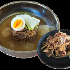 冷麺+肉