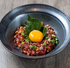 納豆ユッケ