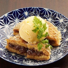 よしだや　どら焼き天ぷらアイス添