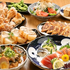肉餃子と手羽トロ唐揚げ はち 明石店のコース写真