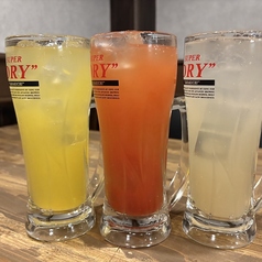 一心オリジナル“果肉が入ったフルーティーな酎ハイ”♪