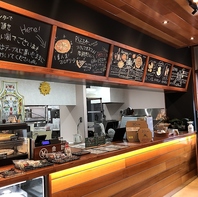 毎月変わる黒板メニュー