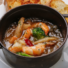 海老のアヒージョ -Ajillo of shrimp-