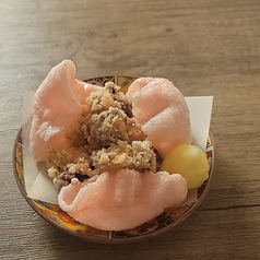 生ダコから仕込んでいる生ダコの唐揚げ