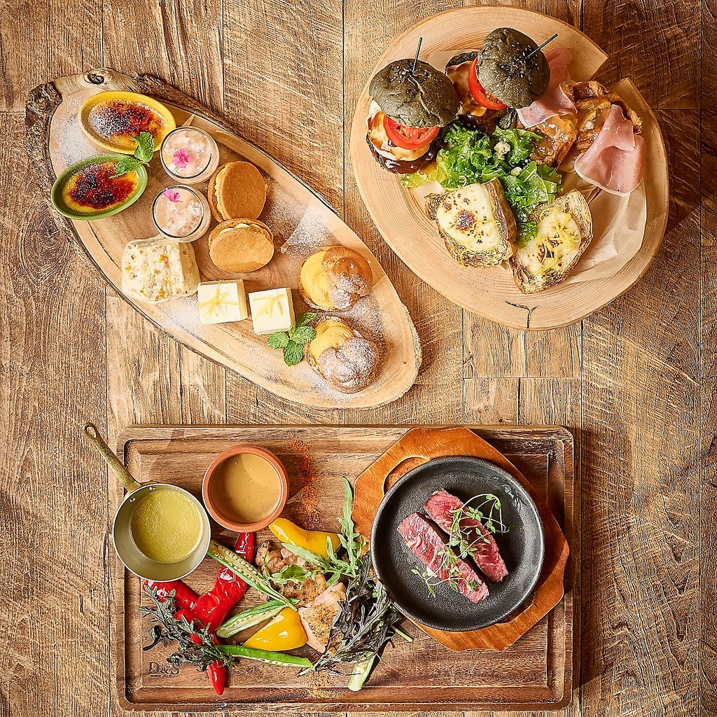 肉専門店のオンアターブルにて好評いただいている「肉×アフタヌーンティー」