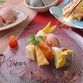誕生日やお祝い時には、デザートプレートをご用意♪有料でホールケーキも対応可能です！クーポンをご覧ください♪