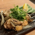 料理メニュー写真&nbsp;ありた鶏もも籠炙り