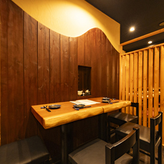 半個室席ございます。