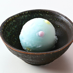 柚子シャーベット・つぶつぶラムネアイス