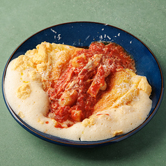 ふわふわオムレツ 鵠沼しらすとマッシュルームと湘南ゴールドのクリームソース