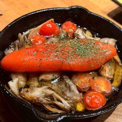 丸ごと明太子のせアヒージョ