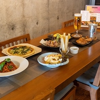 食材に拘った料理でおもてなし。