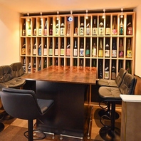 温かみのある店内。