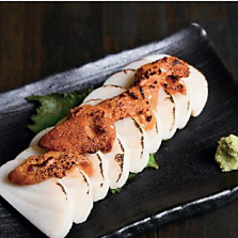 板わさウニ炙り