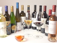 数多くのワインやビールなどのお酒を取り揃えております