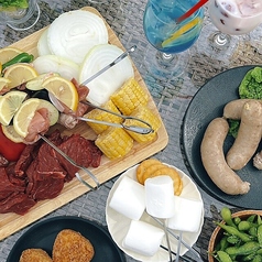 BBQコース 飲み放題付