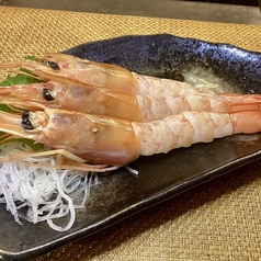 赤海老の刺身(3本)