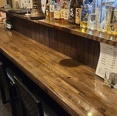 お一人様おすすめのお席。 従業員との会話を楽しみたい方にも◎