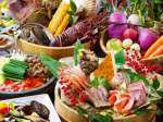 豪華素材を活かした極上料理の数々…。