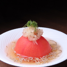 【酒満菜まきのおすすめメニュー！】まるごとトマトのおひたしの写真