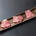 料理メニュー写真&nbsp;カルビ3種食べ比べ盛り