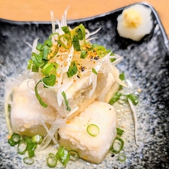 島豆腐の揚げ出し