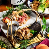 ◆日本酒・焼酎にぴったりの魚介。築地から新宿へ直送！みずみずしい逸品。料理長自らが食べ比べ、日本酒や、焼酎との相性をひとつひとつ厳選致しております。