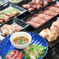 宴会におすすめ★百日鶏を堪能できる充実のコース料理