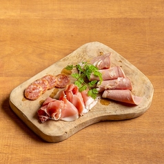 生ハム、サラミ、モルタデッラ