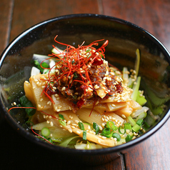 自家製食べるラー油とおつまみメンマ