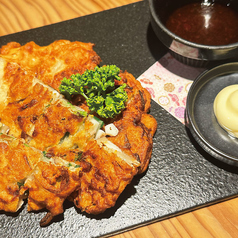 アサリニラたっぷりチヂミ