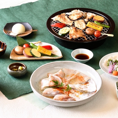 季節限定◆夏安居コース◆焼きふぐメインの夏限定コース☆夏の飲み放題は神泡生ビール