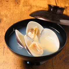 活ハマグリお吸い物
