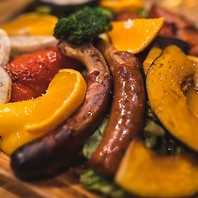 肉と野菜のグリル盛り合わせ