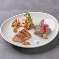 料理メニュー写真&nbsp;3種の肉盛り合わせ(田原牛/知多ハッピーポーク/奥三河鶏)