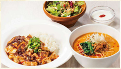 麻婆ごはん(ハーフ)＆担々麺(ハーフ)セット