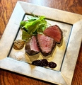 料理メニュー写真&nbsp;北海道白糠産　えぞ鹿　赤身ステーキ