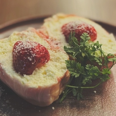 あまおうの生ハム大福