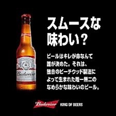 バドワイザー（USA）　瓶ビール
