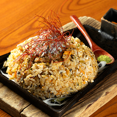 山椒香るしらすとすぐきの焼き飯|生湯葉の刺身|万願寺唐辛子焼き|生麩の田楽